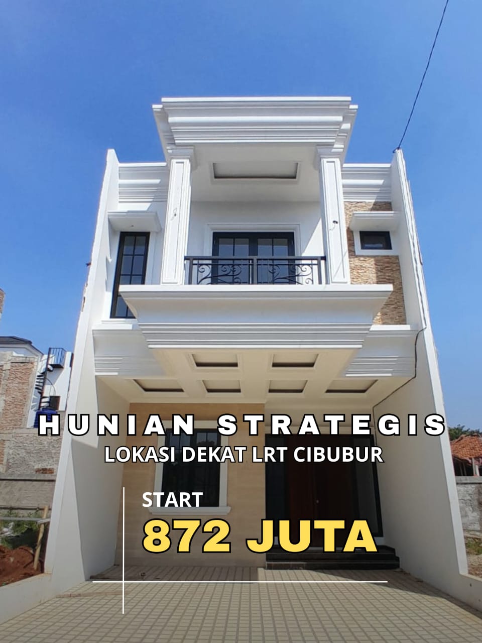 Properti terdaftar untuk dijual atau disewa - Hunian Strategis Di Tapos Depok, Lokasi Dekat Lrt Cibubur