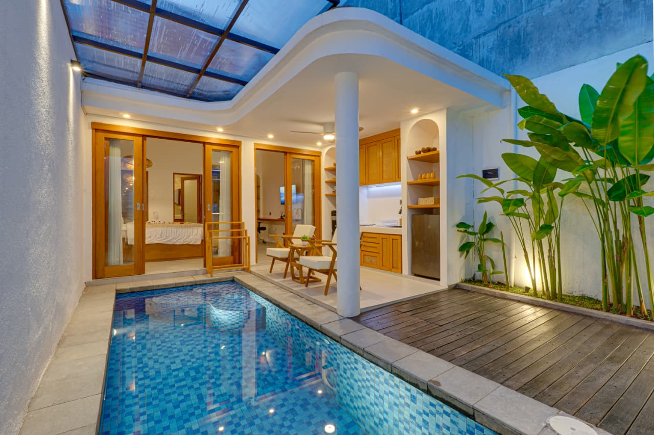Properti terdaftar untuk dijual atau disewa - Villa 1 Kamar Tidur Private Pool Di Sedap Malam Area Tenang Private Living