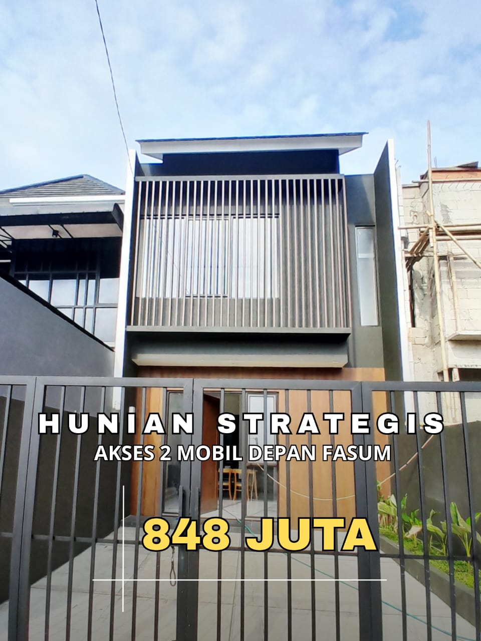 Properti terdaftar untuk dijual atau disewa - Hunian Strategis Di Jatiasih, Akses Jalan 2 Mobil