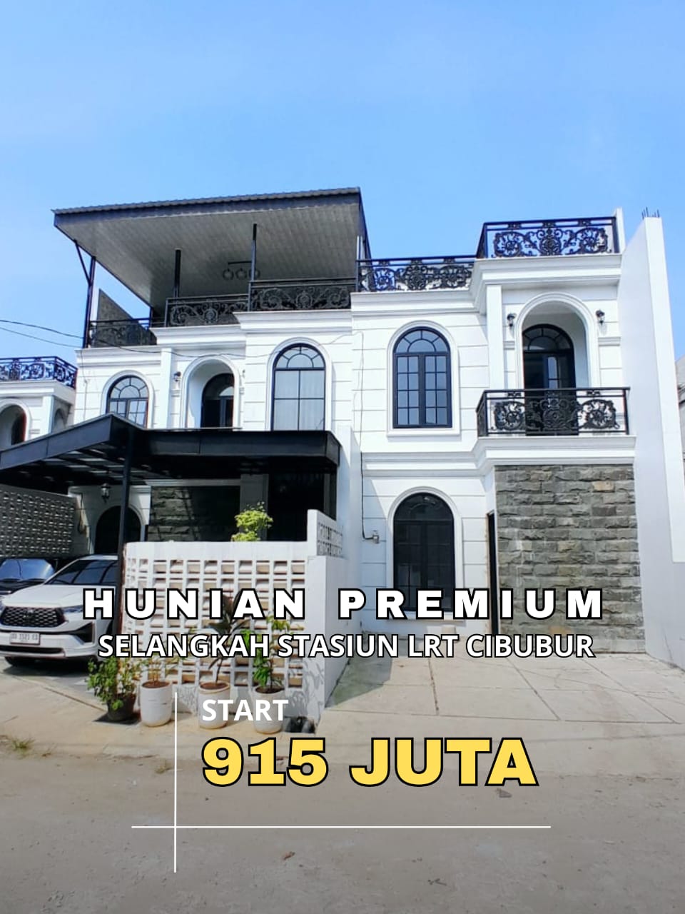 Properti terdaftar untuk dijual atau disewa - Hunian Premium Di Cimanggis Depok, Lokasi Dekat Lrt Cibubur