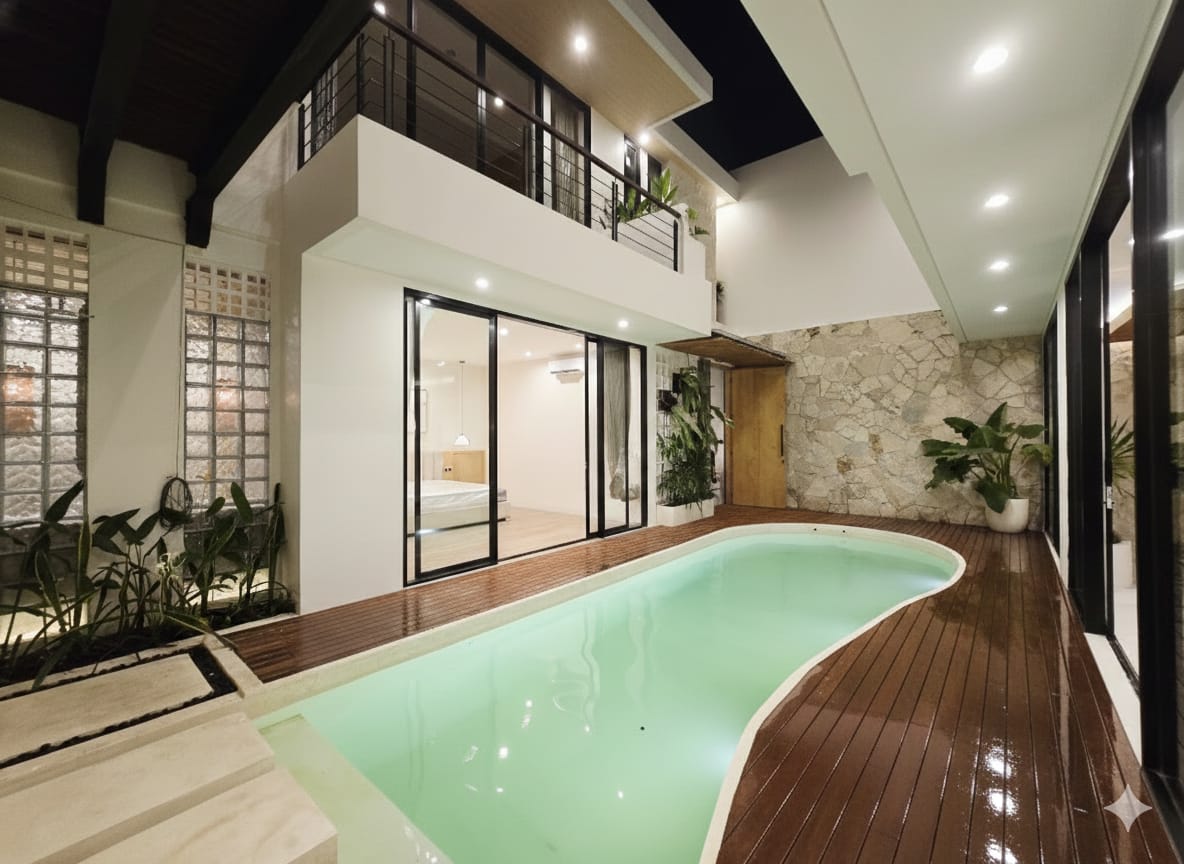 Properti terdaftar untuk dijual atau disewa - Brand New Villa Modern Elegan Dengan Sunken Living Dan Kolam Renang Pribadi Di Goa Gong