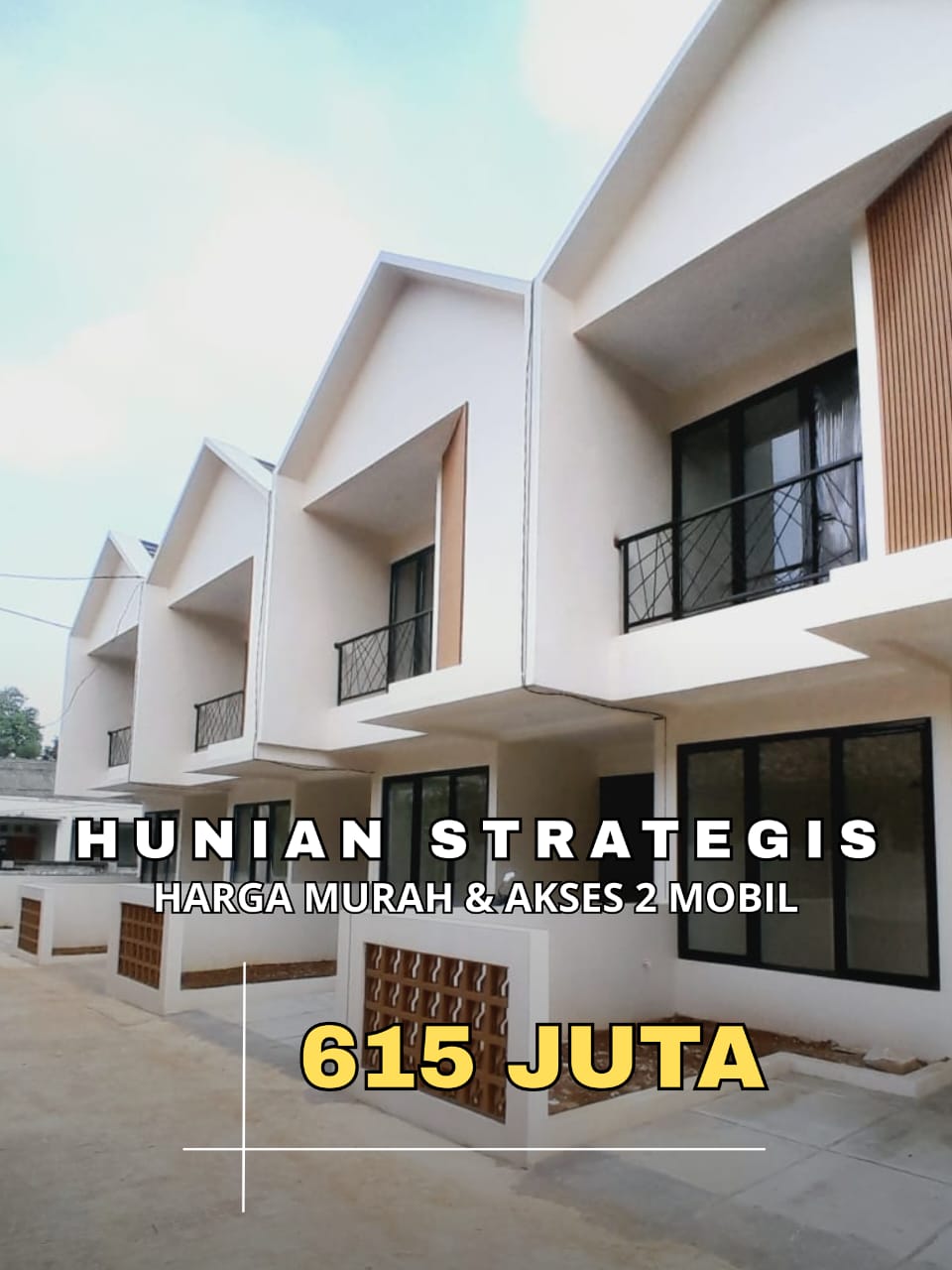 Properti terdaftar untuk dijual atau disewa - Hunian Strategis Di Jatiasih, Akses Jalan 2 Mobil