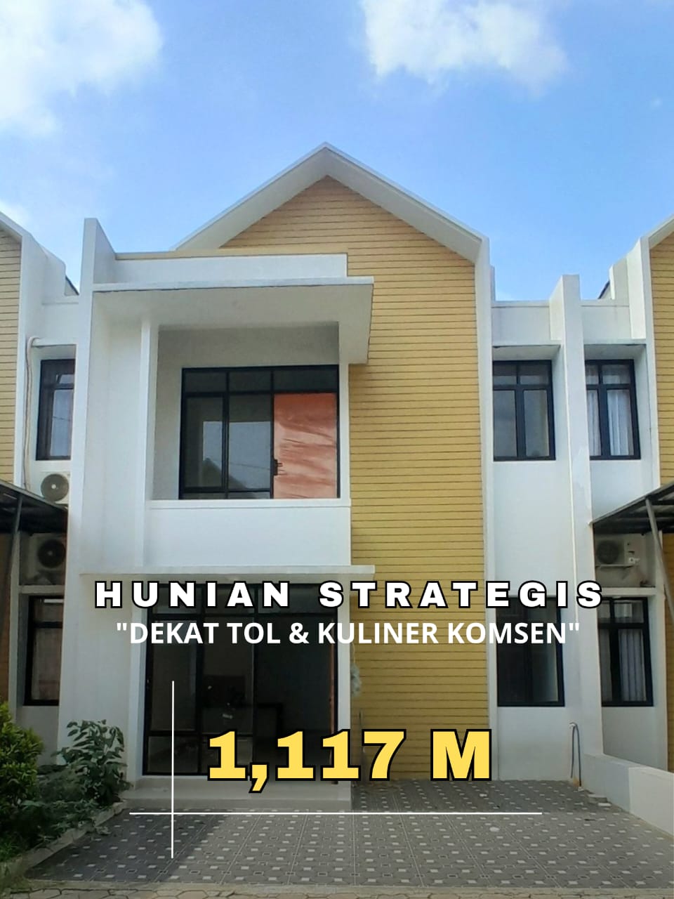 Properti terdaftar untuk dijual atau disewa - Hunian Strategis Dekat Tol Dan Kuliner Komsen Jatiasih