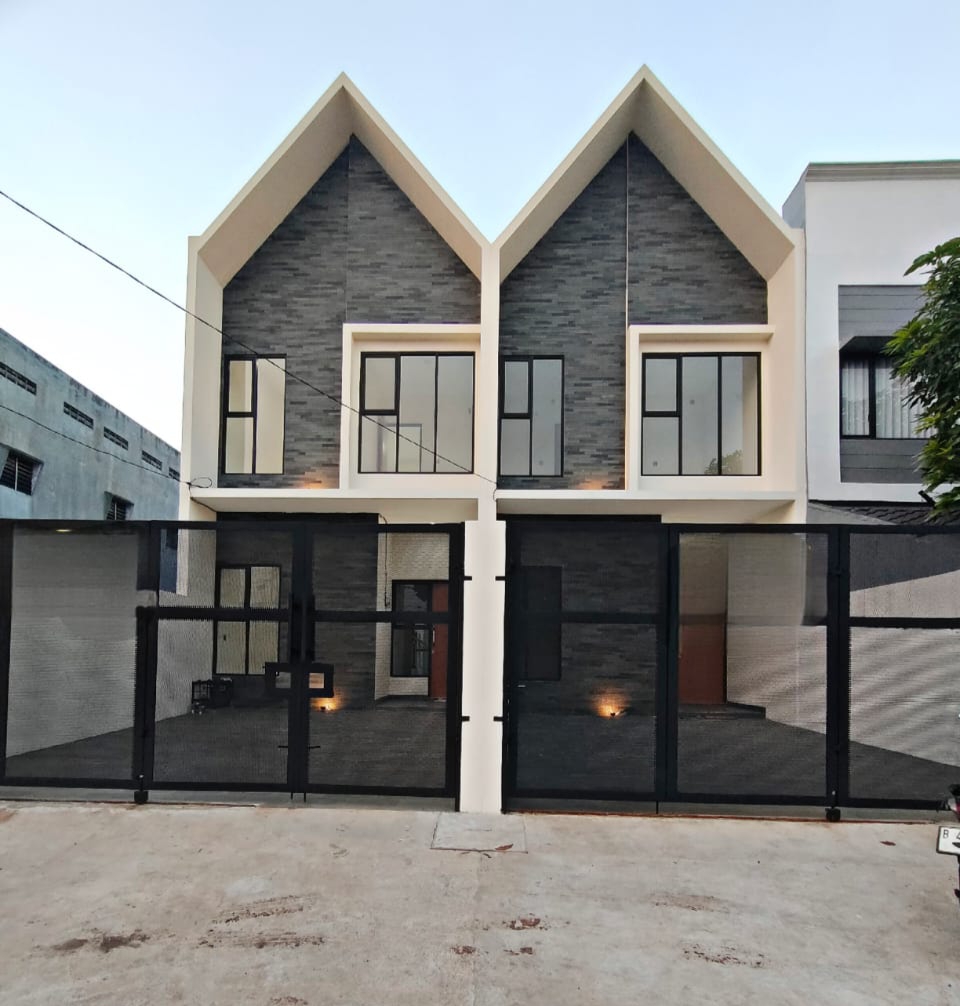 Properti terdaftar untuk dijual atau disewa - Rumah Baru Design Scandinavian Di Meruya Jakarta Barat 