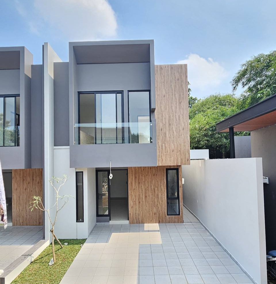 Properti terdaftar untuk dijual atau disewa - Rumah Baru Modern Di Area Bintaro Tangsel