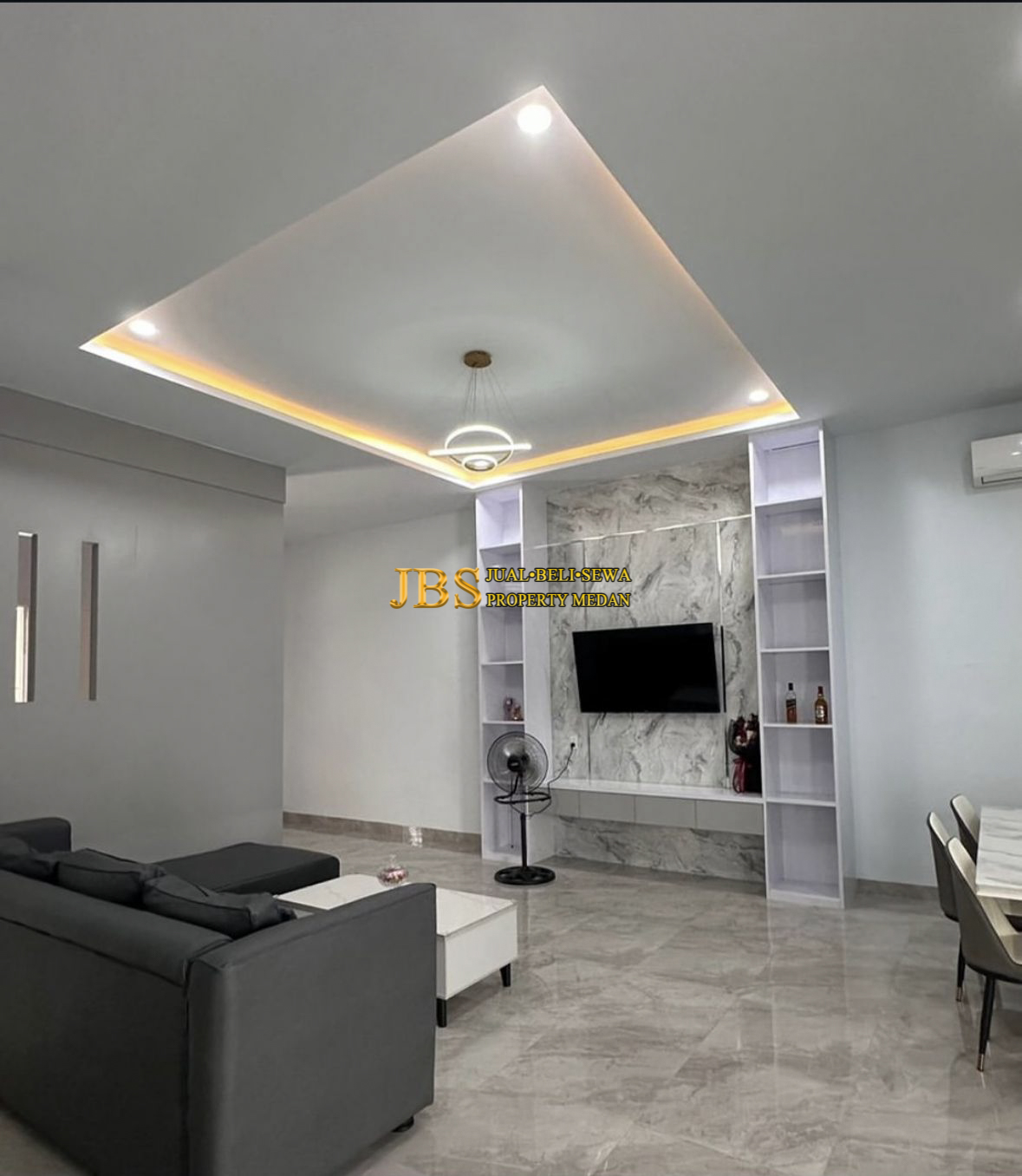 Properti terdaftar untuk dijual atau disewa - Dijual Villa Di Komplek Medan Resort City Cluster Eindhoven Type Bergen