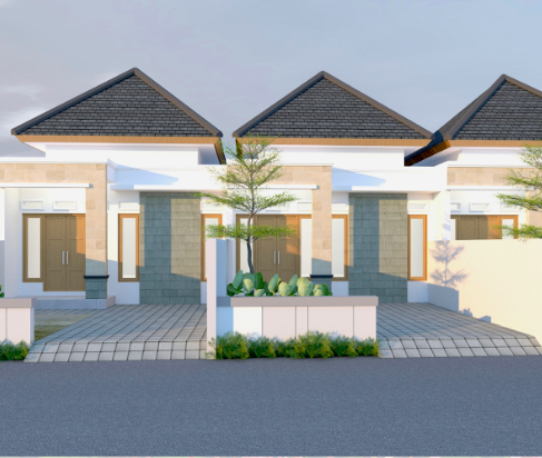 Properti terdaftar untuk dijual atau disewa - Rumah Minimalis 2 Kamar Tidur Denpasar Utara 