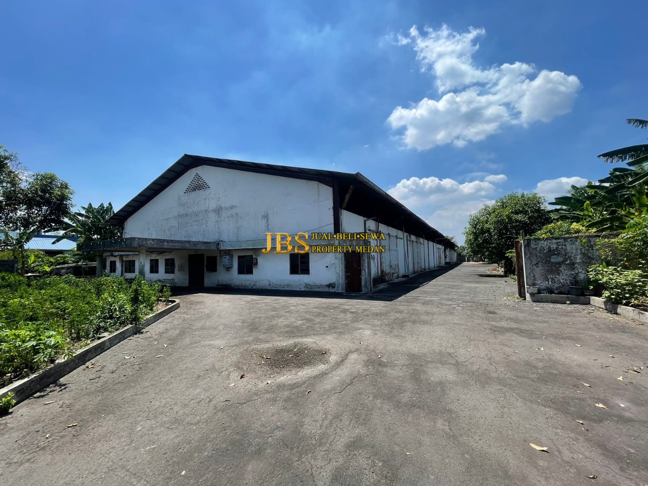 Properti terdaftar untuk dijual atau disewa - Dijual Gudang Siap Pakai Di Jalan Paya Bakung - Binjai
