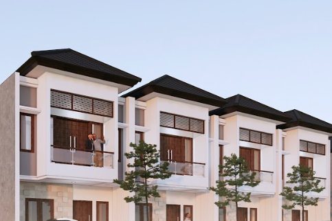 Properti terdaftar untuk dijual atau disewa - Townhouse Modern Minimalis 10 Menit Ke Mall Level 21 Denpasar 