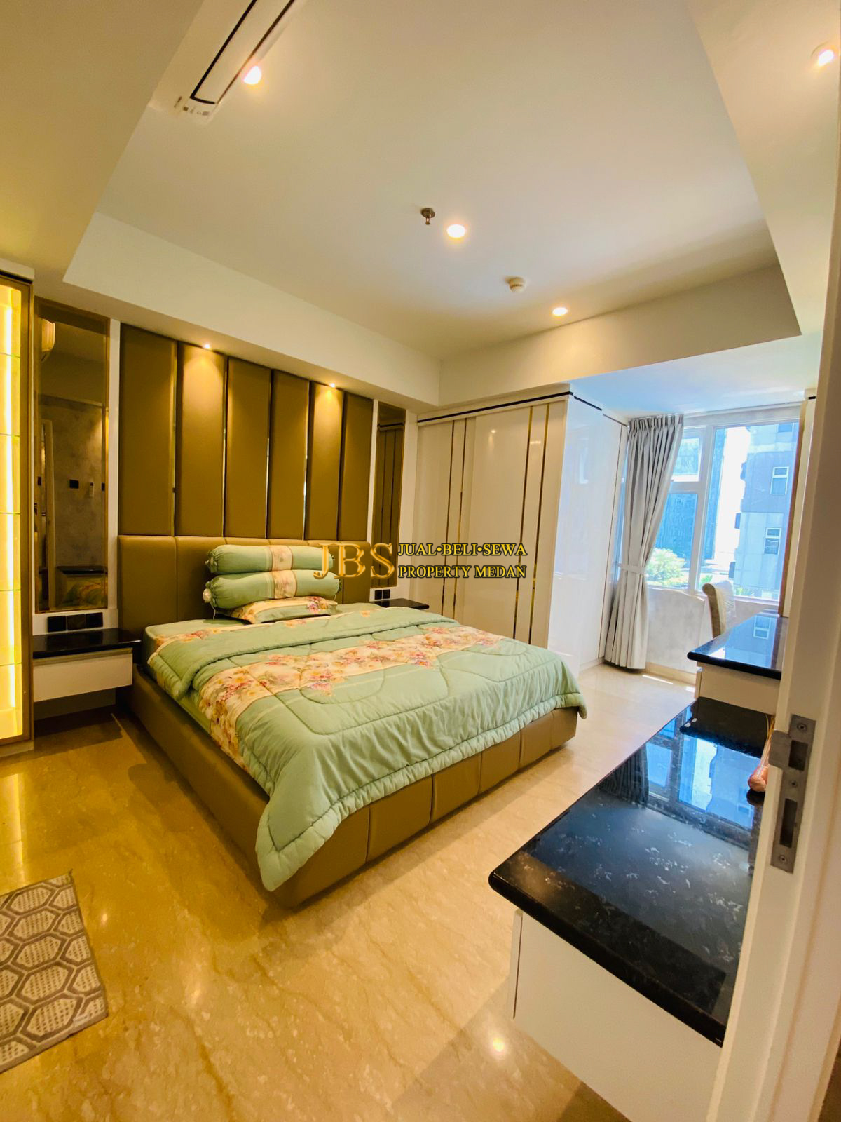 Properti terdaftar untuk dijual atau disewa - Dijual Apartemen Uk. 73m2 Podomoro City Deli Medan Tower Liberty