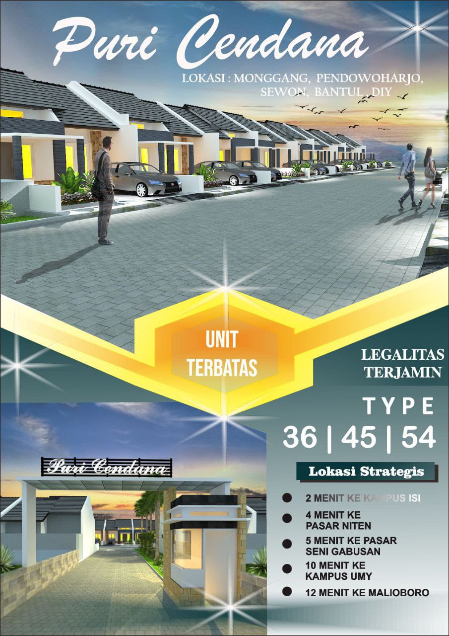Properti terdaftar untuk dijual atau disewa - Puri Cendana