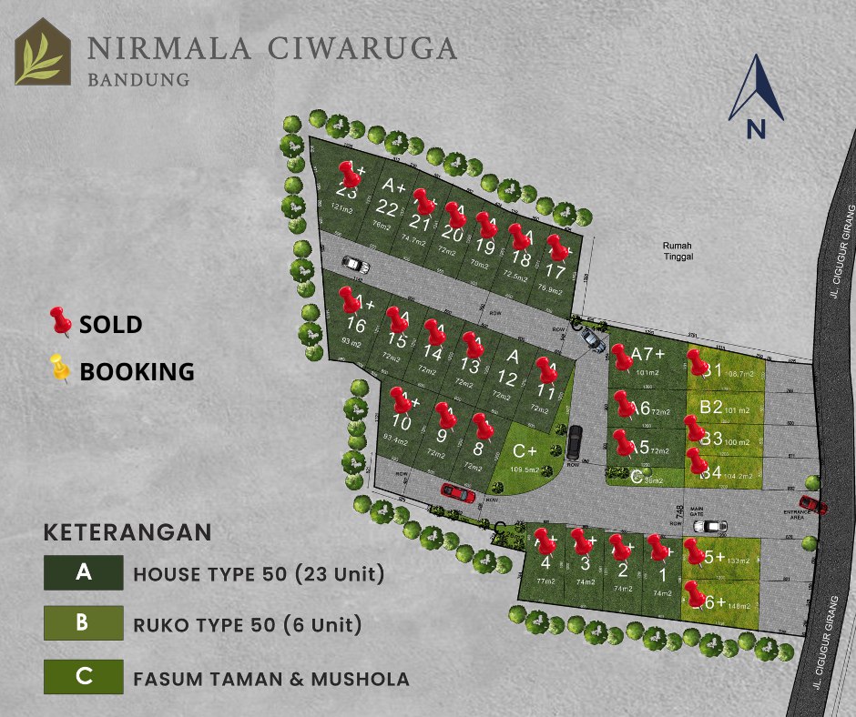 Properti terdaftar untuk dijual atau disewa - Rumah Sayap Geger Kalong/setiabudi