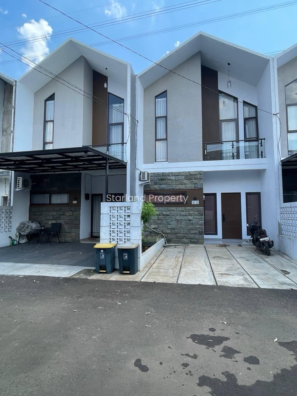 Properti terdaftar untuk dijual atau disewa - Rumah 2 Lantai Konsep Scandinavian Modern Di Ciputat Tangsel 