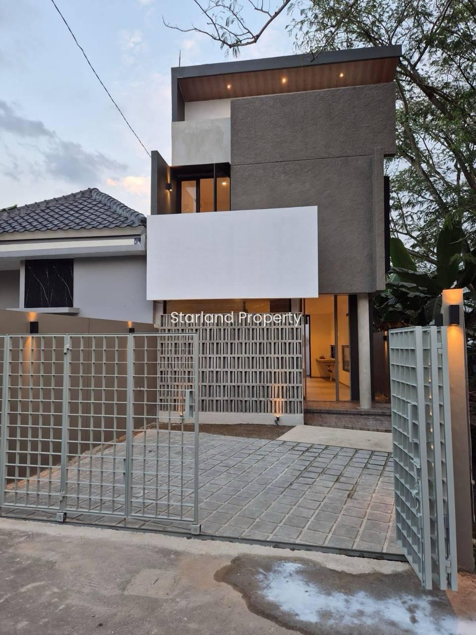 Properti terdaftar untuk dijual atau disewa - Rumah Siap Huni Bergaya Industrial Modern Di Bintaro Sektor 2 