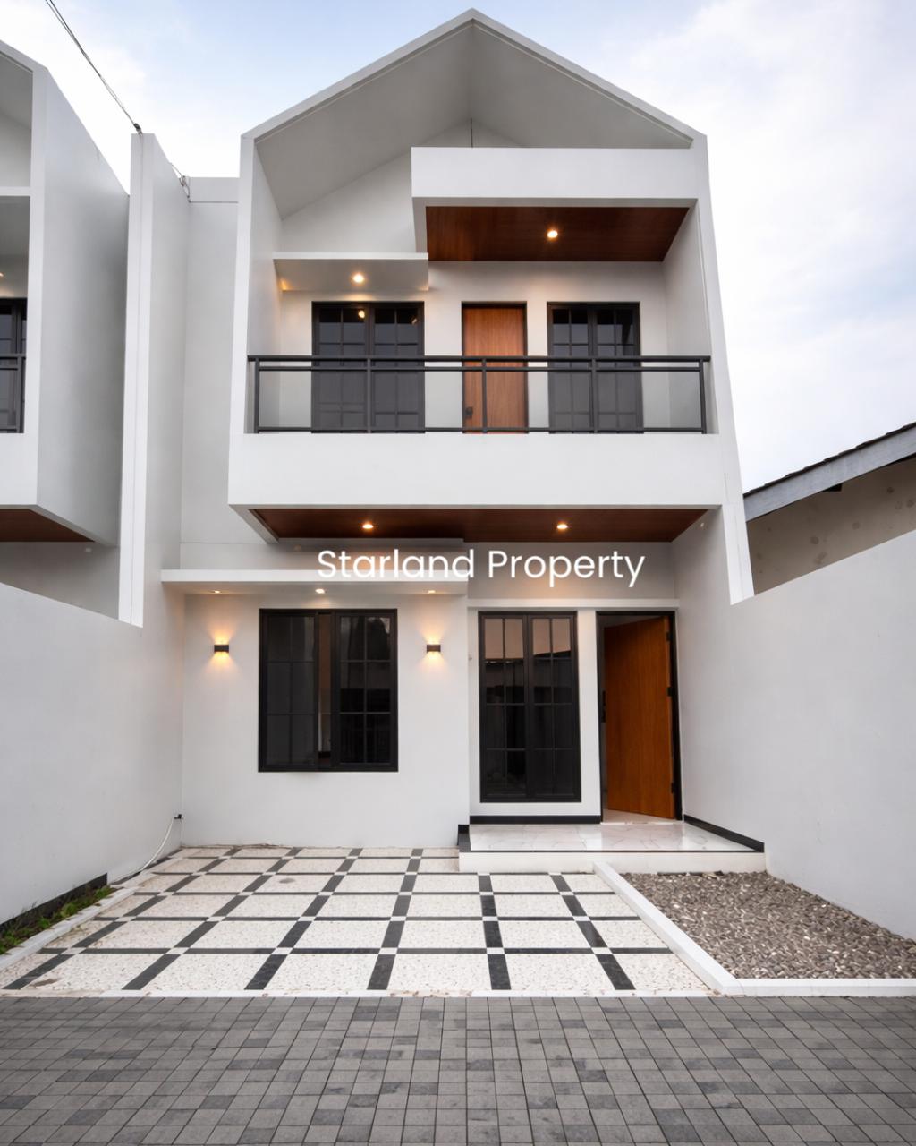 Properti terdaftar untuk dijual atau disewa - Rumah 2 Lantai Siap Huni Konsep Scandinavian Modern Di Graha Raya, Pondok Kacang