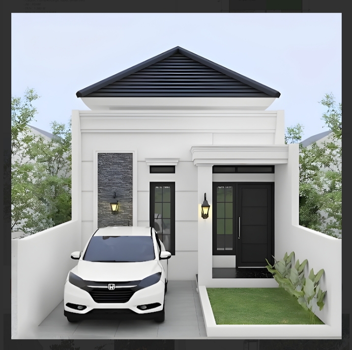 Properti terdaftar untuk dijual atau disewa - Dijual Rumah Baru Modern Di Medayu Utara Rungkut 
