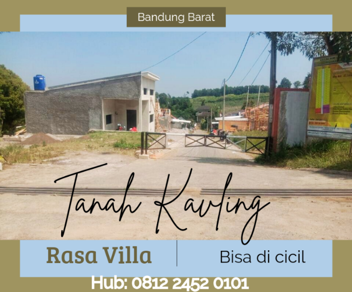 Properti terdaftar untuk dijual atau disewa - Tanah Cluster Bisa Dicicil Nuansa Villa Pakuhaji Bandung Barat