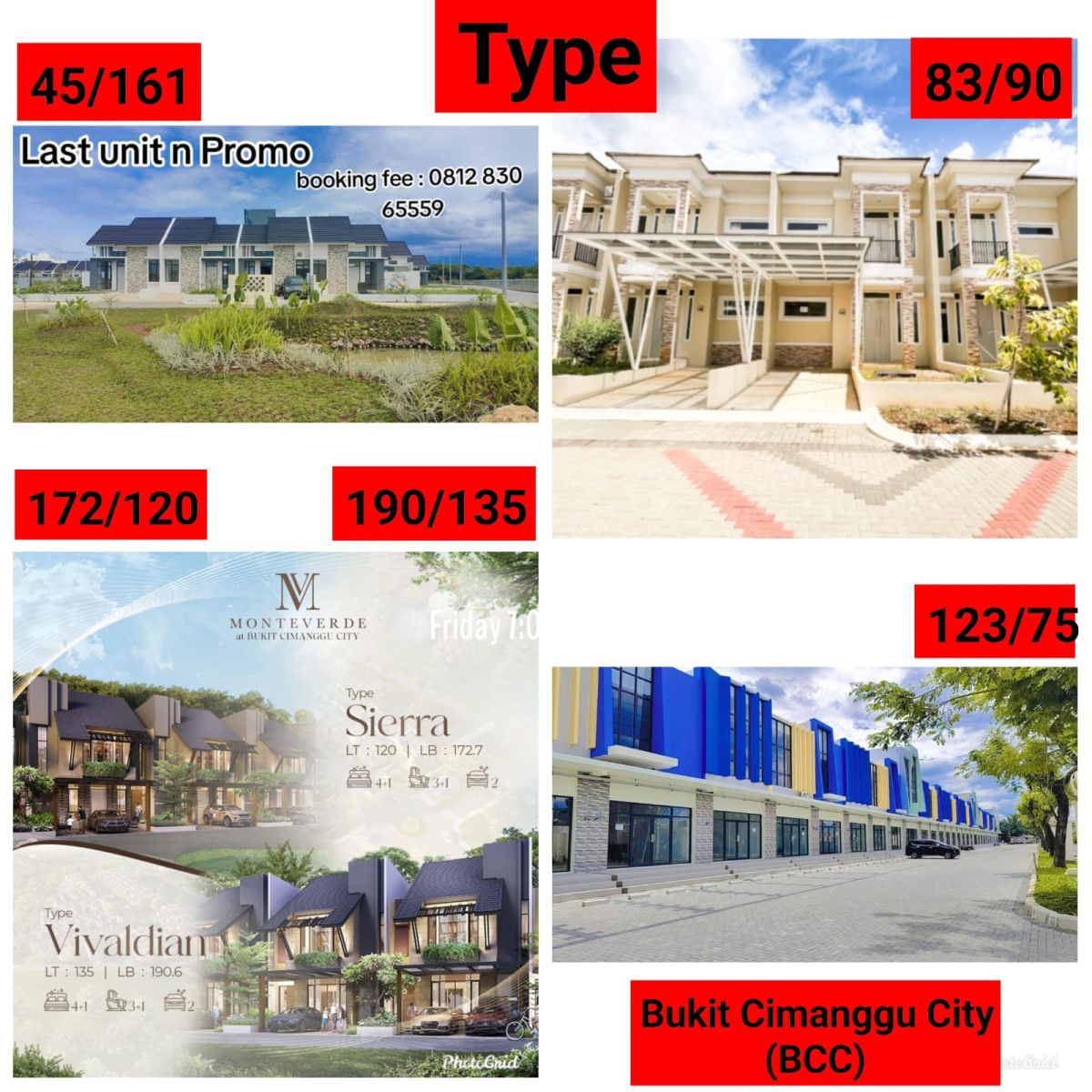 Properti terdaftar untuk dijual atau disewa - Promo Spesial Rumah Di Bukit Cimanggu City Bogor Md979