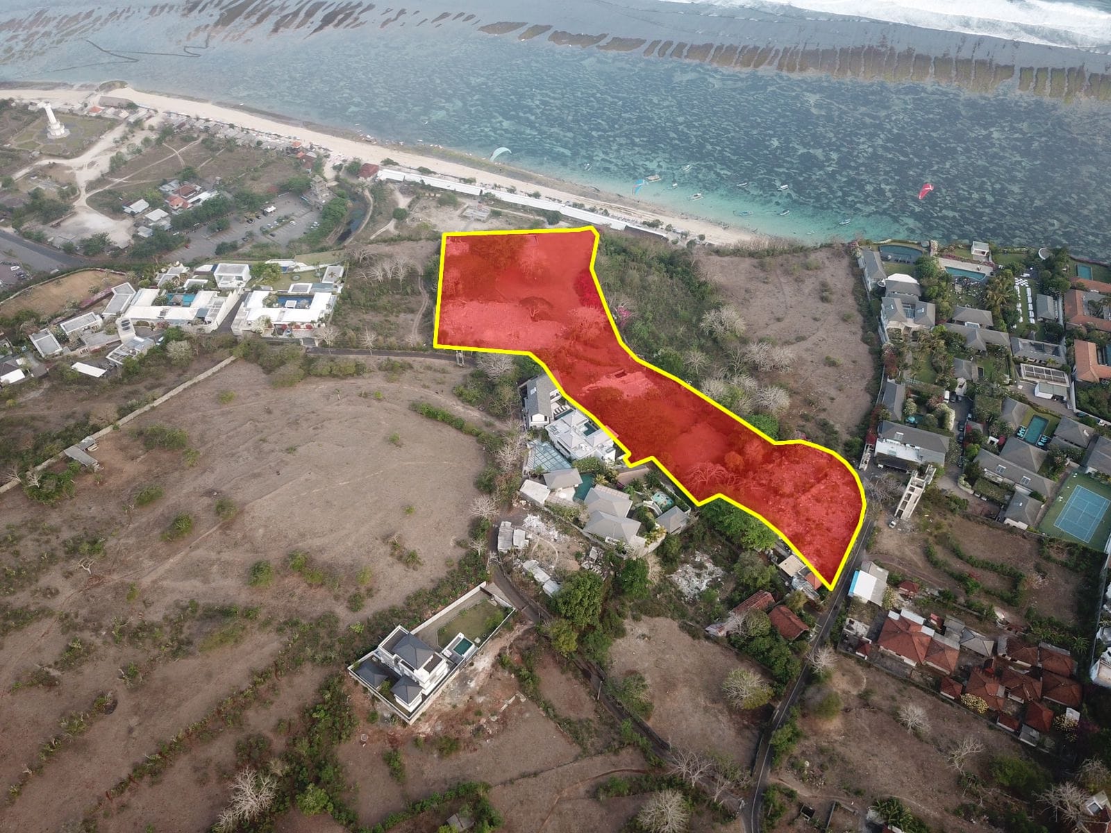 Dijual Tanah Los Tebing  Lokasi - Pantai Pandawa, Kuta Selatan, Badung Bali