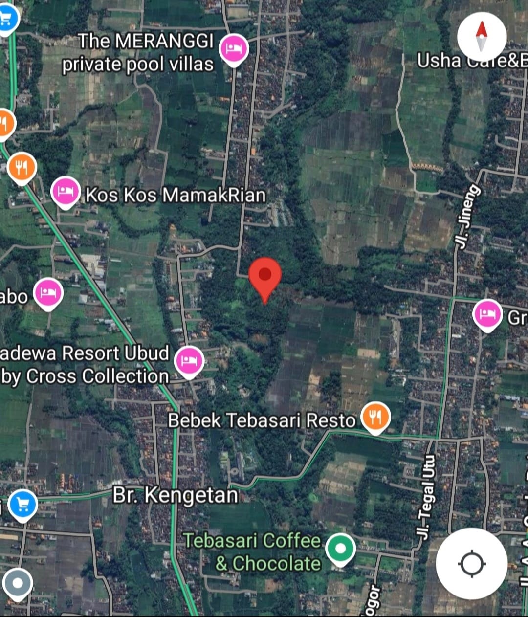 5.5 Ha Ubud Loss Sungai Wos Sangat Cocok Villa Resort atau Hotel di Ubud Gianyar Bali