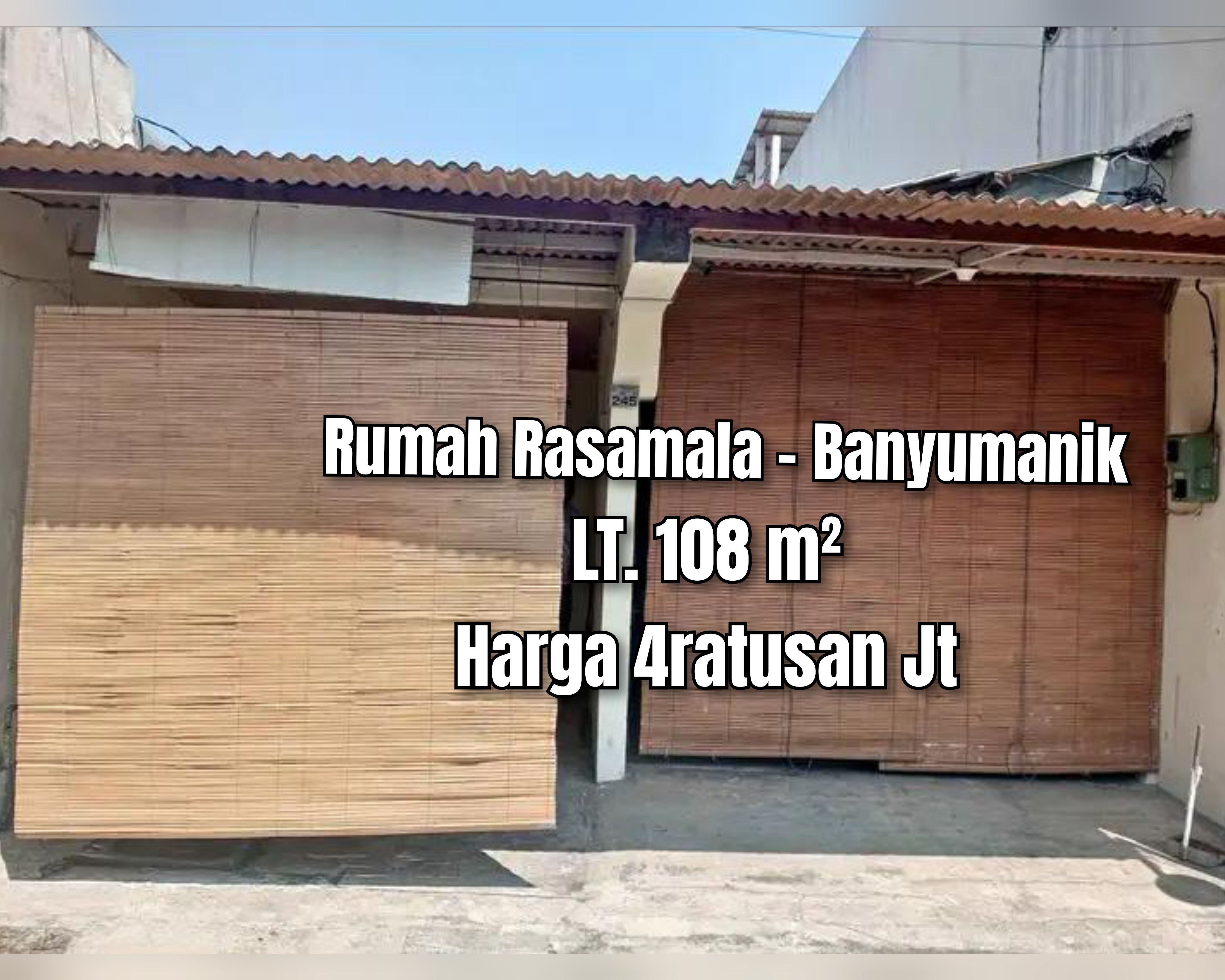 Rumah dekat Pasar Jati Banyumanik, Kota Semarang