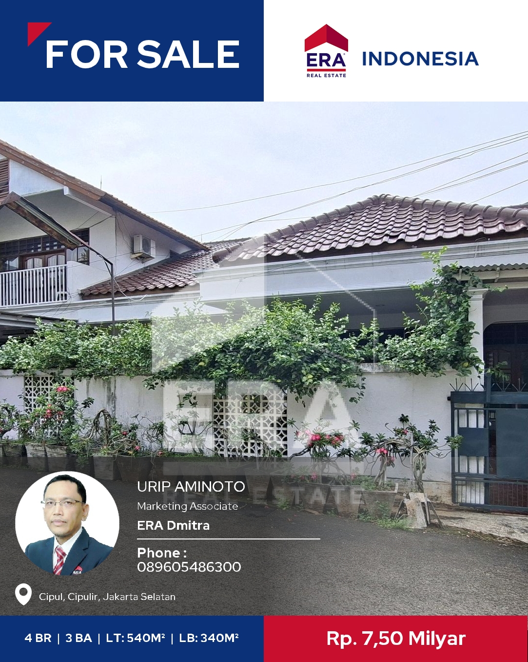 For Sale: Luxury 2-story hook house in Cipulir- south Jakarta