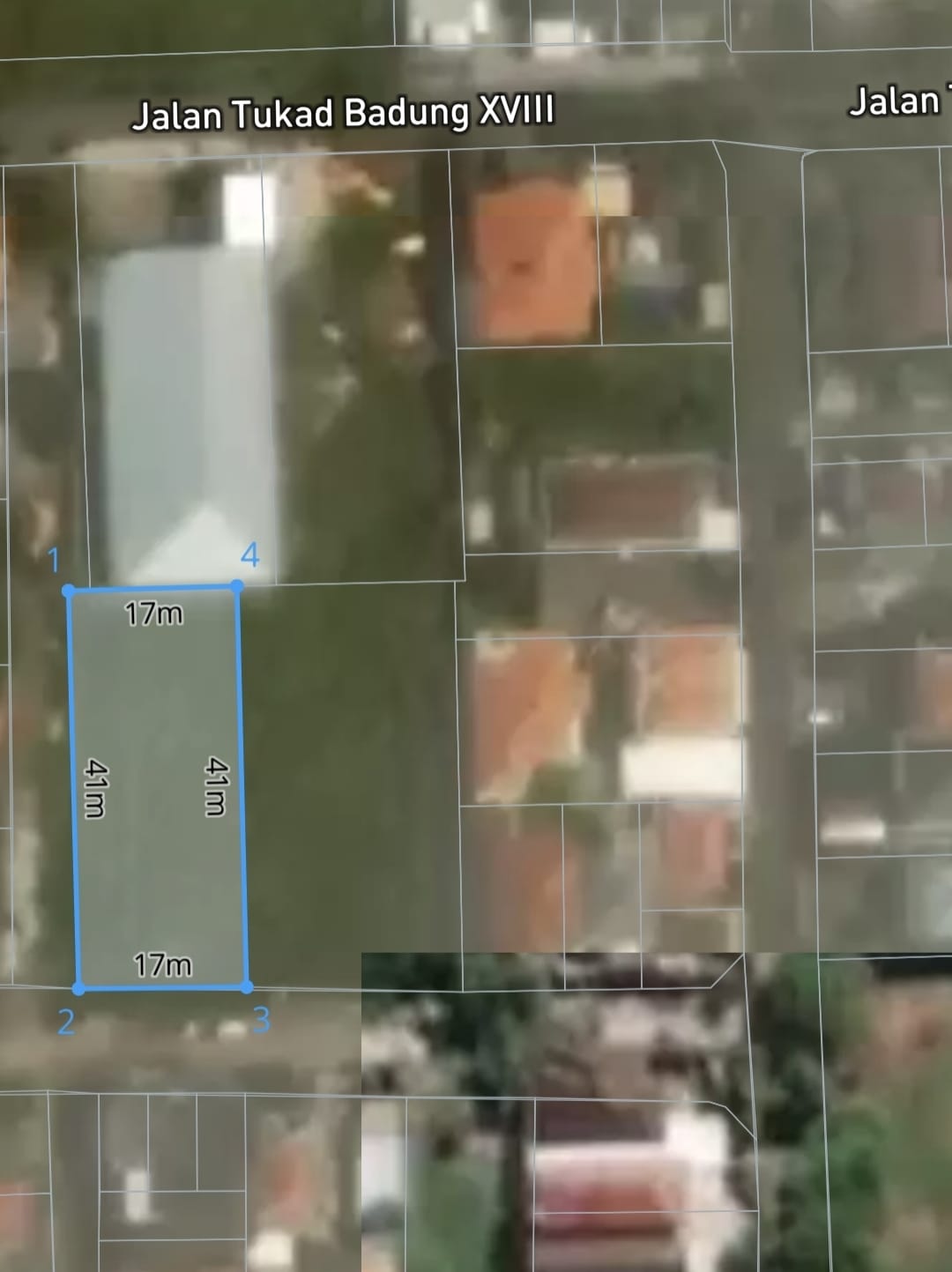 FOR LEASE | TANAH STRATEGIS AREA TUKAD BADUNG, RENON – DENPASAR | PRPD286