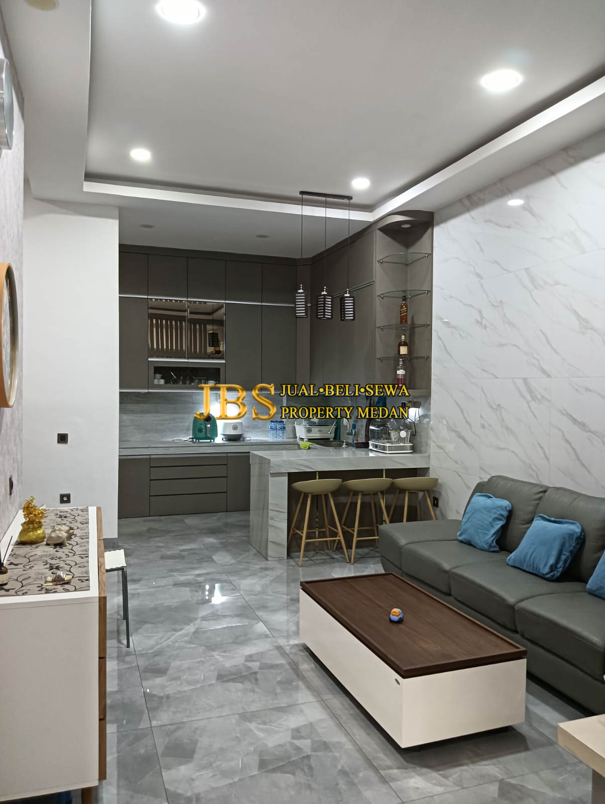 Jual Rumah Siap Huni Furnish di Komplek Citraland Gama City Medan Cluster Maldives
