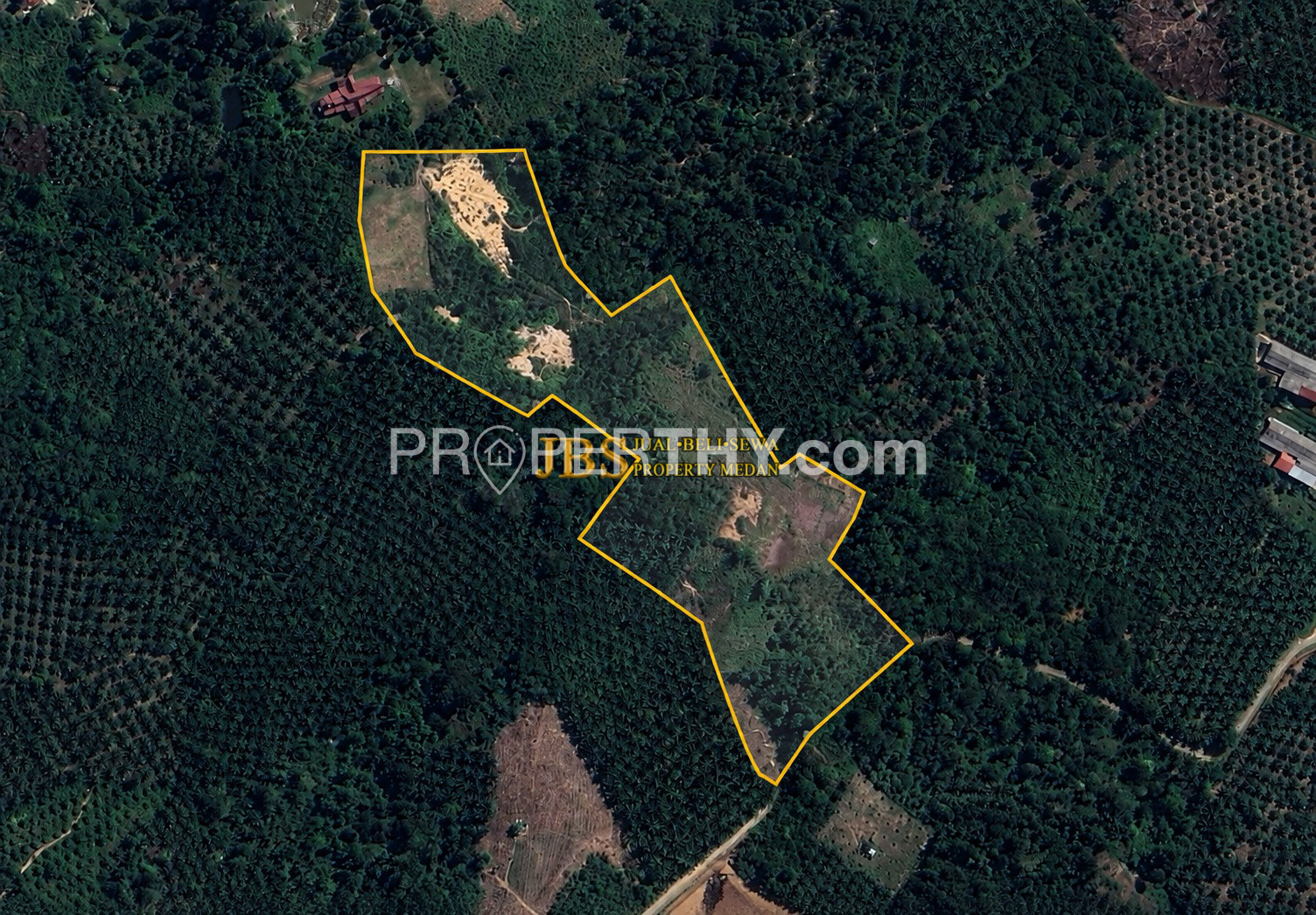 Dijual Lahan Pengembangan di Desa Koto Tinggi ±7 km dari Islamic Center Rokan Hulu, Kabupaten Rokan Hulu - Riau