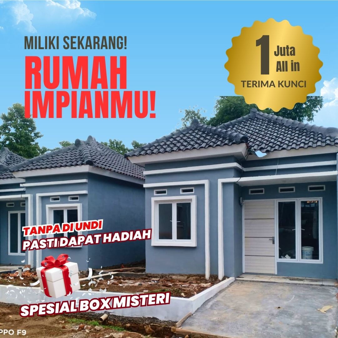 Perumahan Griya Cendana Sampai Terima Kunci Hanya 1 Juta Bersih