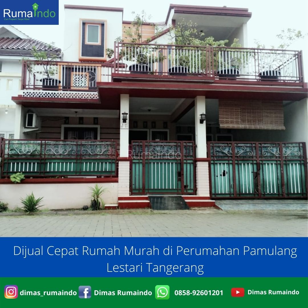 Dijual Cepat Rumah Murah di Perumahan Pamulang Lestari Tangerang   