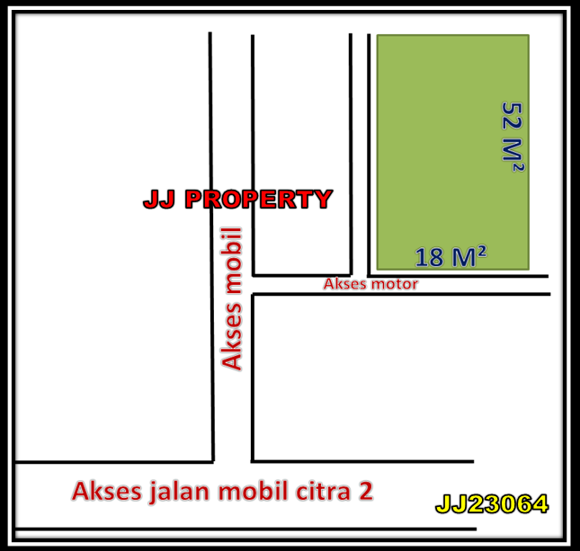 DIJUAL TANAH KOSONG CITRA 2 JAKBAR//3.5JTN /NEGO//0858.111.77708