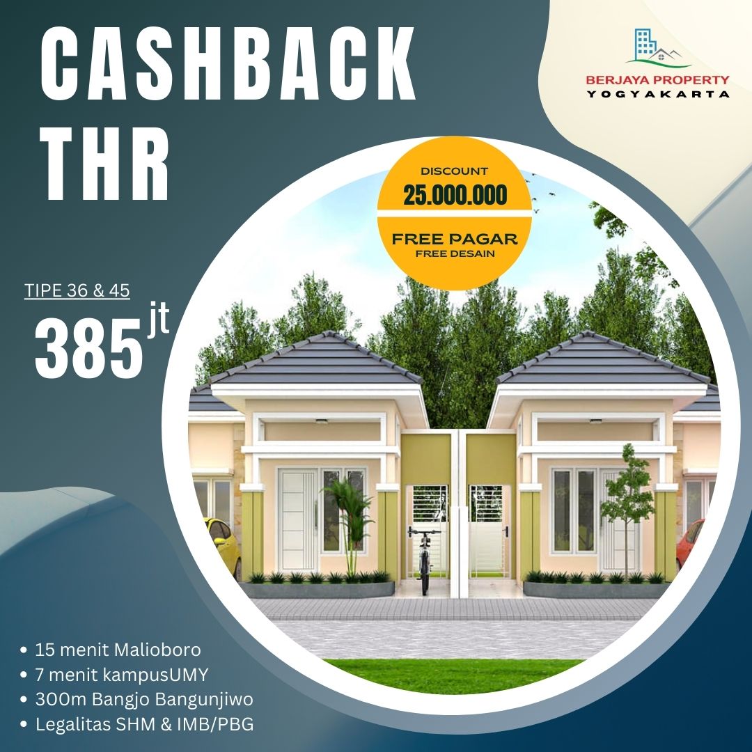 RUMAH BARU DI JOGJA BISA KPR