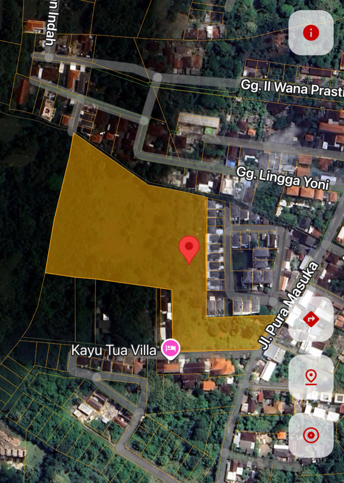 Tanah kosong di jln. Pura Matsuka - Ungasan