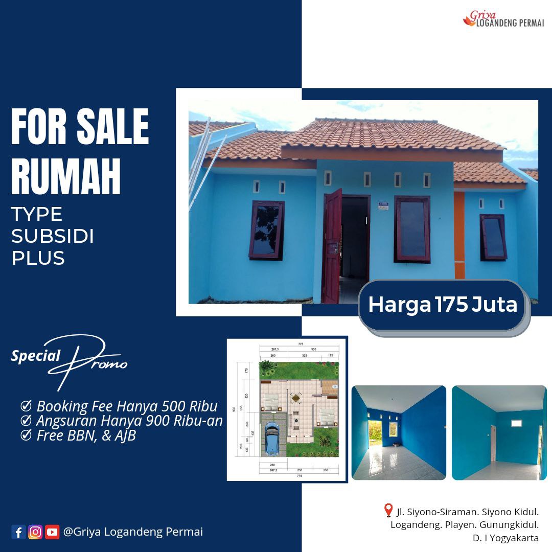 Perumahan Type Subsidi di Wonosari